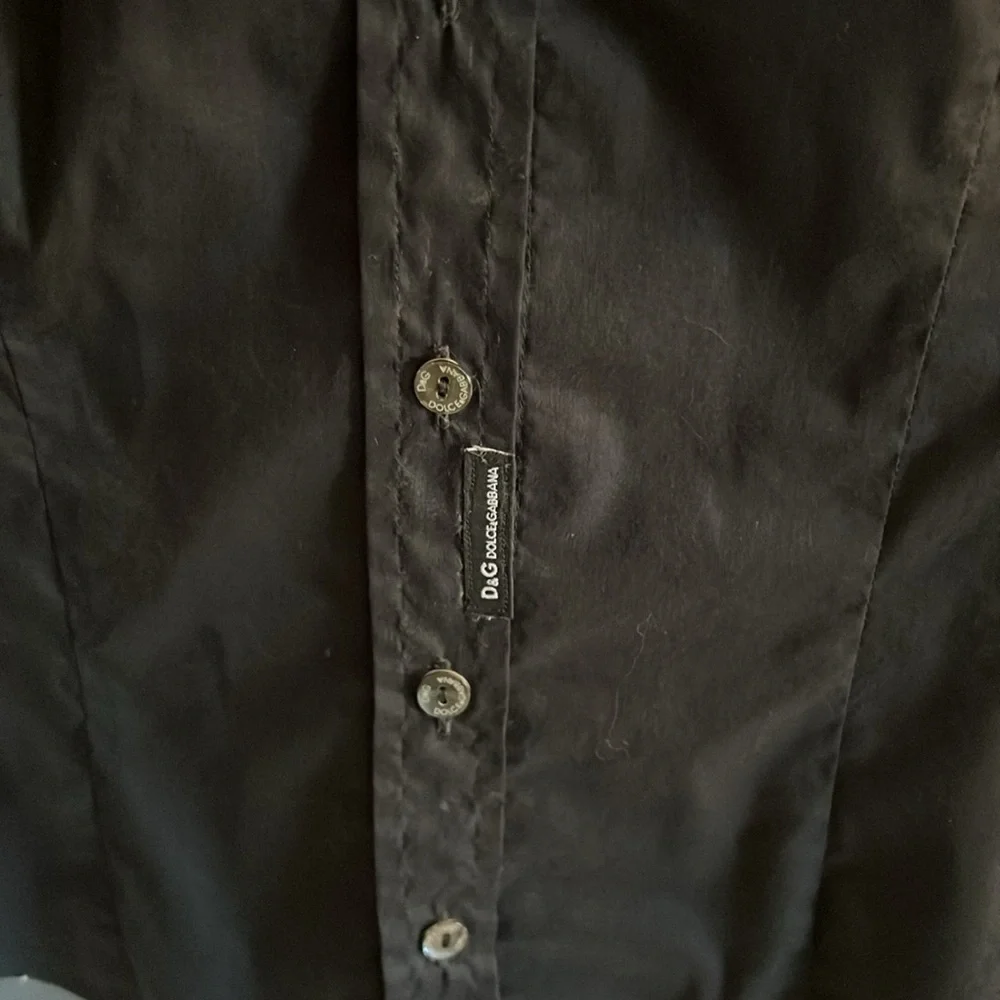 🛑 1 hour sale. D&G, women’s Black Button Down Shirt - Picture 10 of 14
